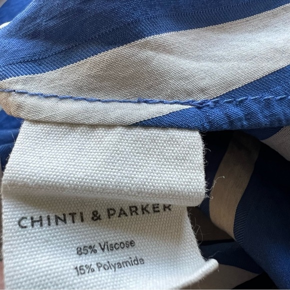 Chinti & Parker stripe parasol woven dress no belt 17627 - Picture 9 of 9